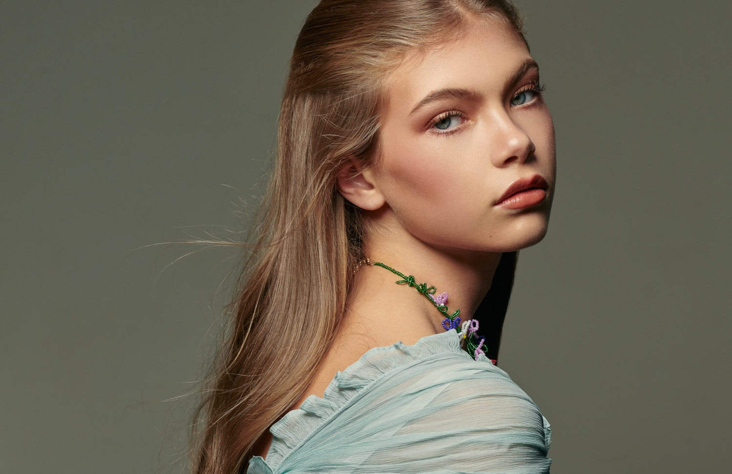 Wilhelmina LA Model Test shoot with Abigael Boivin with fairy-like look. 