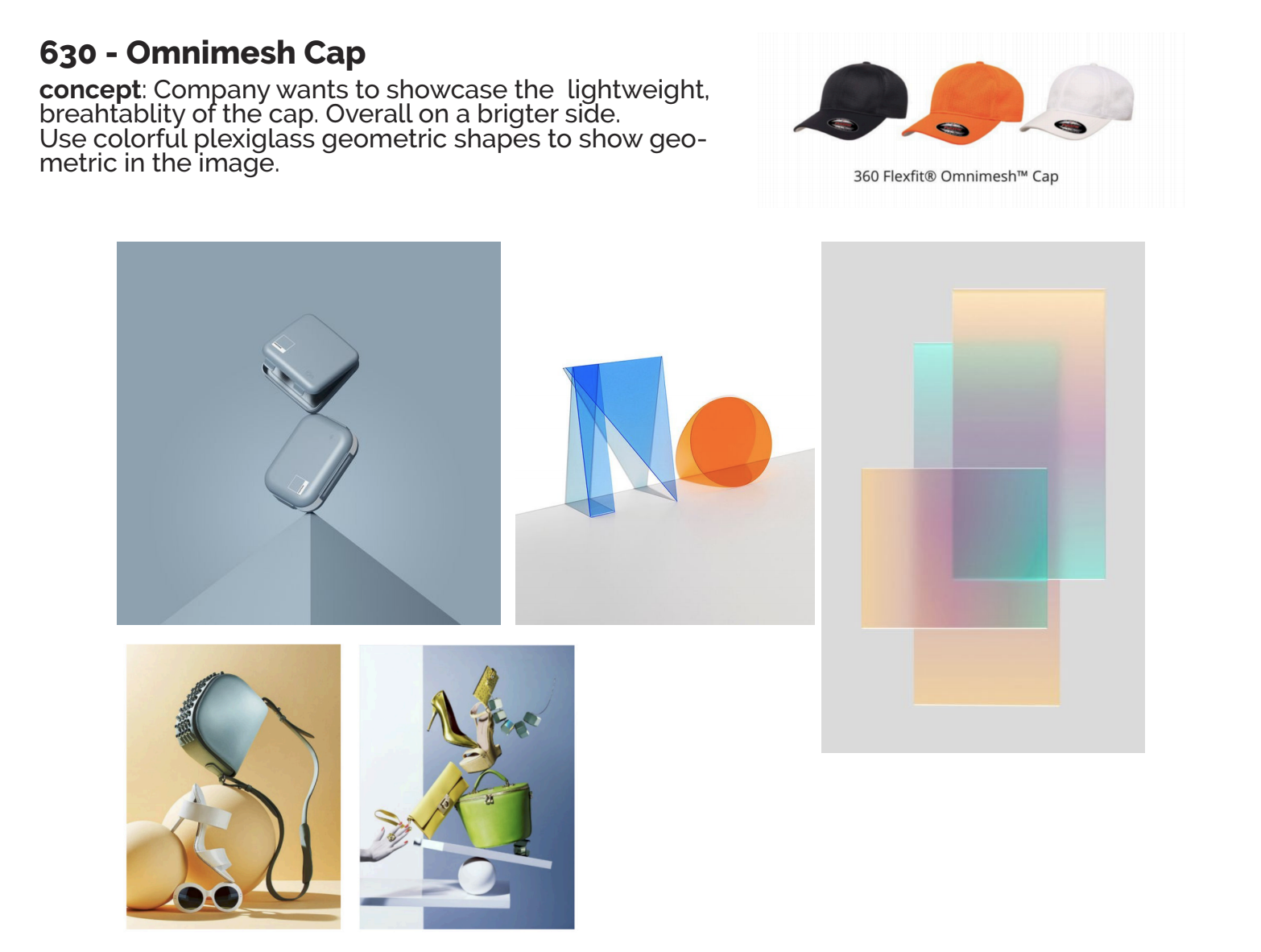 630 Omnimesh cap Moodboard