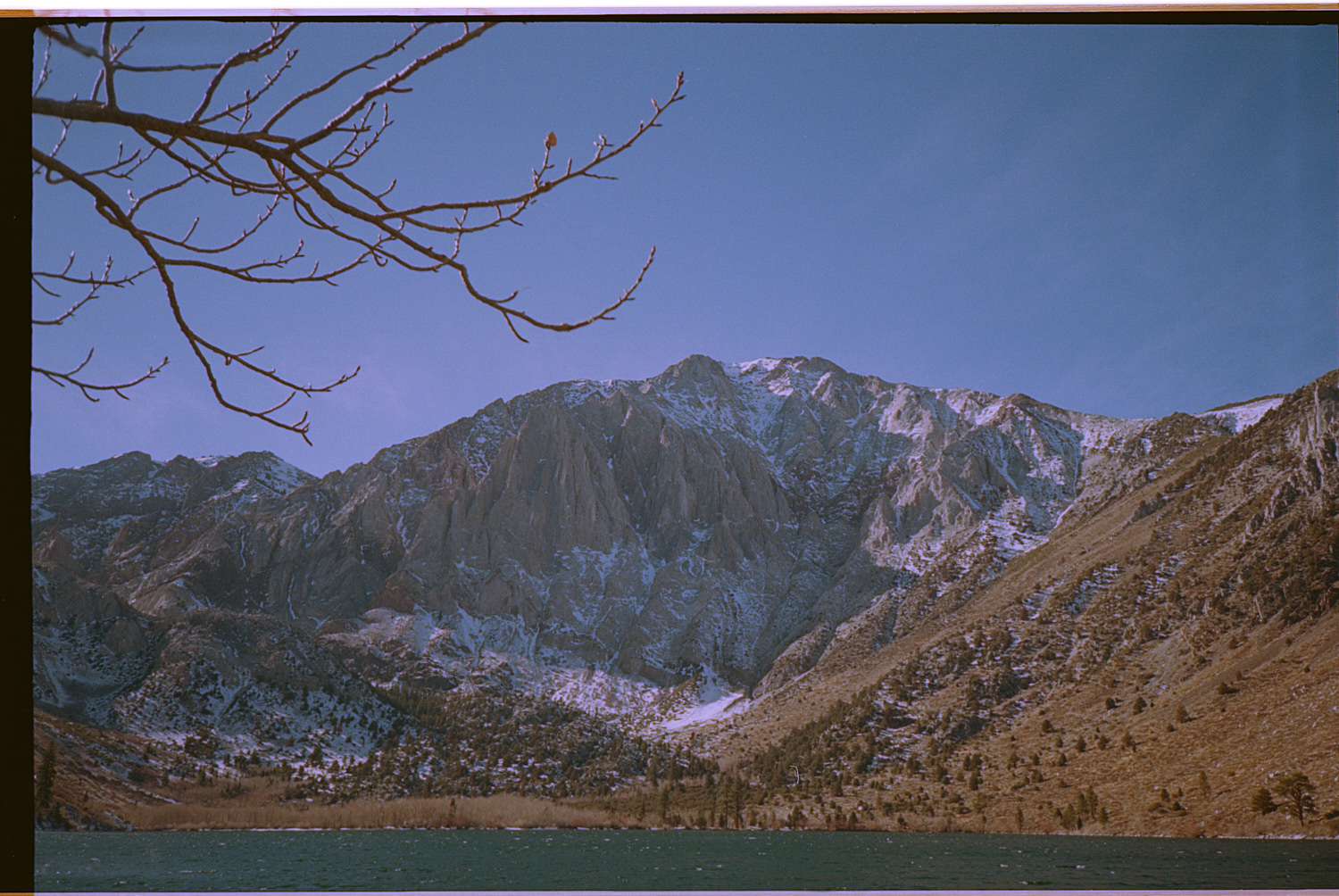 Convict Lake Epson 35mm Film strip Frame Scan Comparison