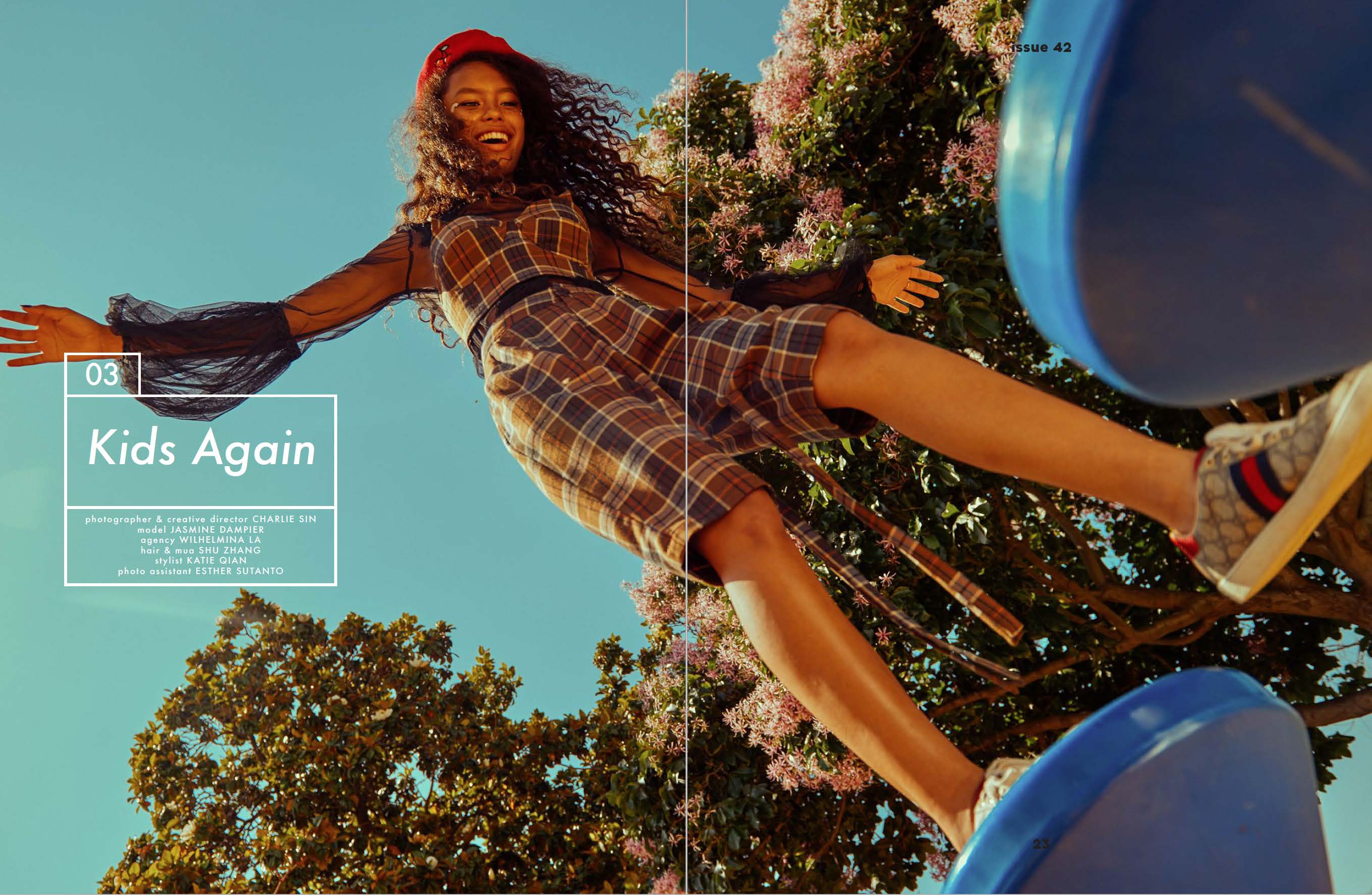 Jasmine Dampier - Editorial Photographer LA Charlie Sin